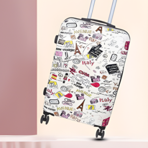 Trend Collection Printed Suitcase